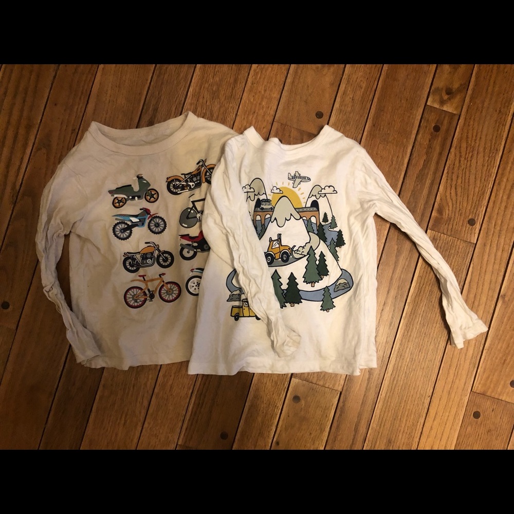 Gap printed long sleeve shirts